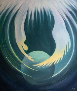Christ and the Holy Spirit are like two arms from the Father which embrace the Earth