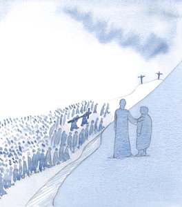 Christ looks tenderly on our remembrance of His sacred Passion. He loves our devotion, and sees how we advance in humility by Elizabeth Wang