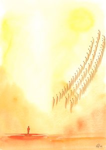 Every time we pray the "Holy, Holy, Holy Lord" we join our voices with the saints and Angels who offer the same praise in Heaven