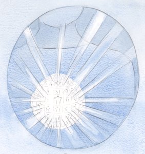 God can pour His grace out from our hearts, as if from a crystal, illuminating others