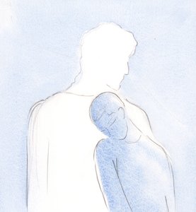 I Leaned on His Heart, in Communion, Waiting for His Will to Be Made Plain; There Was No Need for Speech