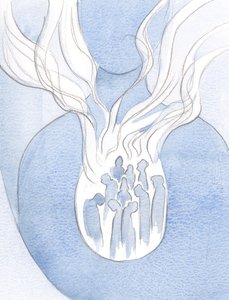 If the love of Christ burns like a fire in our hearts, it will touch the lives of those we cherish and hold there