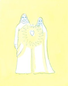 Our Lady shared Christ