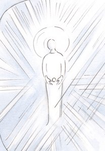 St Anne conceived in her womb the Immaculate One, like a host; the Virgin Mary, who would become the Mother of God
