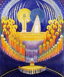 The Coronation of the Virgin Mary and the Glory of All the Saints by Elizabeth Wang