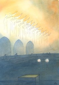 The Saints and Angels are close to us in church, joining in the praises we offer to the Most Holy Trinity