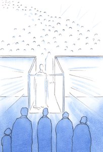 The tabernacle is like a hall-way to Heaven where we can meet Christ and his saints and prepare for Heaven at the end of life by Elizabeth Wang