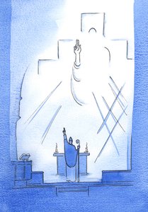 Through Each Bishop Who Is in Communion with the Pope, God the Father Sanctifies, Teaches and Guides Us by Elizabeth Wang