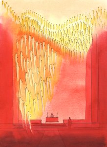 We would be surprised if we could see how grateful the Saints and Angels are, when we greet and honour them in church by Elizabeth Wang