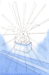 When I greeted Christ with love, I saw a dazzling light shine all around, from the Sacred Host: the Light of Christ by Elizabeth Wang