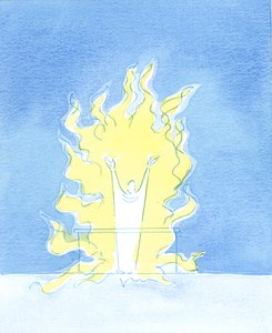 Whenever the Holy Sacrifice is offered from our altar, Christ Who is Present in sacramental form is praising the Father in the fiery love of the Holy Spirit
