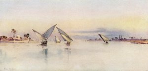 A Grey Day on the Nile by Ella Du Cane