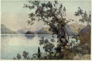Evening, Lago di Como, Illustration from 