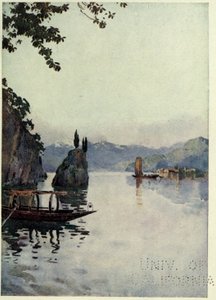 Il Punto di Bellagio, Lago di Como, Illustration from 