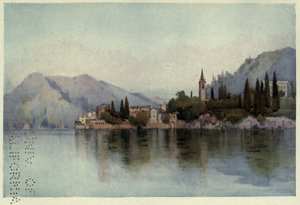Varenna, Lago di Como, Illustration from 