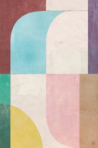 Curved Pastel Blocks