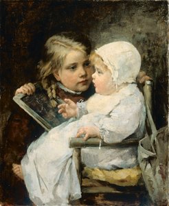 The Young Artist, 1885 by Ellen Kendall Baker