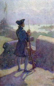 I regularly took my turn of duty there as a common soldier