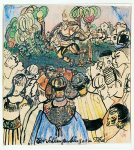 The snake-dancer in Tiba by Else Lasker Schüler