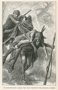 Leatherstocking Leads the Way Through the Burning Forest
