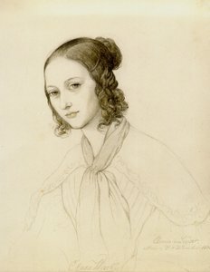Portrait of Clara Wieck-Schumann by Elwine von Leyser