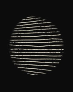 Abstract Lined Circle