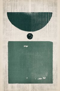 Green Geometric Balance by Ema Paraschiv