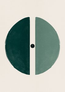 Green Split Circle