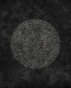 Intricate Circular Maze