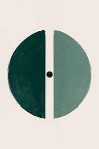 Minimal Green Circle Design