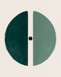 Split Green Circle