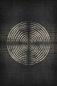 Textured Geometric Circles by Ema Paraschiv