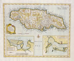 Map of the Island of Jamaica, divided into its Principal Parishes c.1760