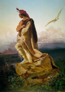 Cooper, The Last of the Mohicans / E.G. Leutze by Emanuel Gottlieb Leutze