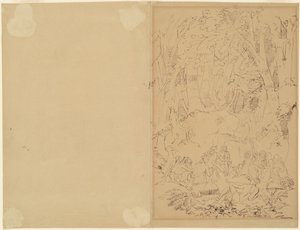 Eighteenth-Century Colonist Preaching to Indians by Emanuel Gottlieb Leutze