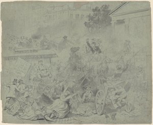 New York—Street Scene by Emanuel Gottlieb Leutze