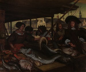 The Nieuwe Vismarkt (New Fish Market) in Amsterdam