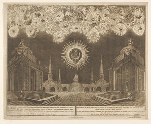 Fireworks in Moscow Celebrating the End of the Russo-Turkish War, 1775 (Act IV) by Emel