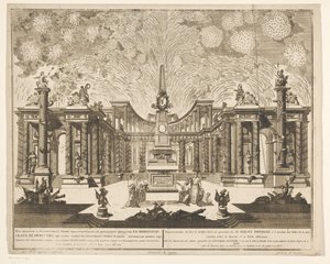 Fireworks in Moscow Celebrating the End of the Russo-Turkish War, 1775 (Act III) by Emel