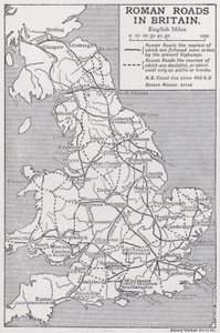 Roman roads in Britain by Emery Walker