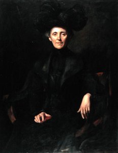 Lady in Black by Emil Fuchs