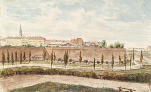 The Augustinian Bastion in Vienna by Emil Hütter