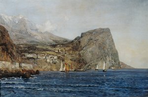 Coastal Landscape in Dalmatia by Emil Jakob Schindler