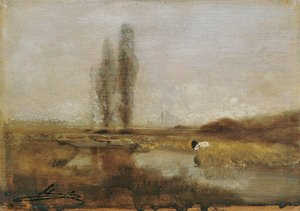 Moorland near Lundenburg by Emil Jakob Schindler