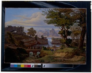 Italianate Landscape with the Triumph of Silenus