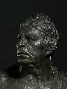 Bust of Ingres (detail) by Emile Antoine Bourdelle