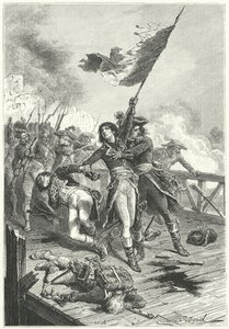 Napoleon Bonaparte on the Bridge at Arcole