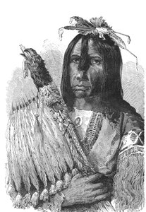 Chief of the Creeks Indians, from the South East of the United States by Emile Antoine Bayard