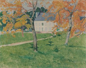 House among trees. Pont-Aven, 1888 by Emile Bernard