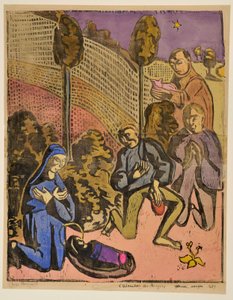 The Adoration of the Shepherds by Emile Bernard